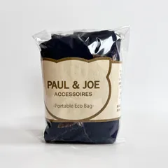PAUL&JOE ACCESSOIRES Portable Eco Bag TIMELESS CAT NV ポール＆ジョー アクセソワ ポータブル エコバッグ タイムレスキャット ネイビーのサムネイル
