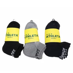 ATHLETA(アスレタ)　3Pアンクルソックス 同色3足セット 05240　ゆうパケット対応商品 【セレスポ】
