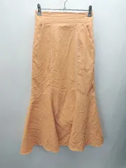 ◇ FREE'S MART フリーズマート ロング丈 フレア スカート サイズS オレンジ系 レディース E  【1407020061834】
