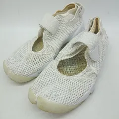 ◇ Θ NIKE ナイキ 足袋デザイン ローカット スニーカー シューズ サイズ25 ホワイト系 レディース E  【1507080005448】