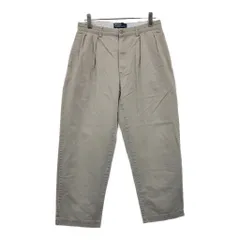 Polo by Ralph Lauren ポロ ラルフローレン ANDREW PANT 2タック チノパンツ ポロチノ ベージュ(メンズ W34 L29)中古 古着 V2664