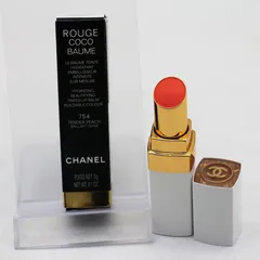 未使用 シャネル ルージュ ココ ボーム 754 テンダー ピーチ CR7-09-33-01