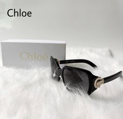 美品】Chloé（クロエ） サングラス CL 2273-B ブラック ゴールド金具