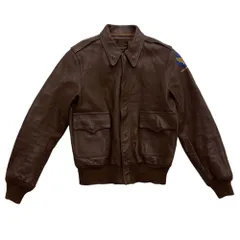 旧リアルマッコイズ A-2フライトジャケット 36 The REAL McCOY'S】 A-2 Leather Air Force Mark Flight Jacket