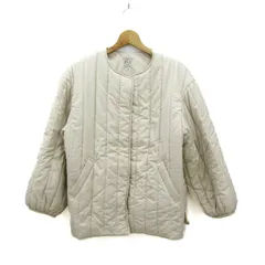 サマンサモスモス ブルゾン ジャケット 中綿 ブランド アウター レディース Fサイズ ベージュ SM2 【中古】のサムネイル