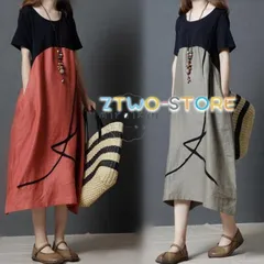 ワンピース ミモレ丈 夏 半袖 低身長 uネック フォーマル 40代 30代 50代 aライン ポケット リゾート エスニック ワンピ 可愛い大人