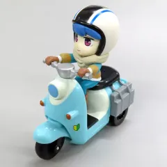 【中古】ミニカー [単品] チョロQ 志摩リン ＆ スクーター(ブルー×ホワイト) 「PS4/Switchソフト ゆるキャン△ Have a nice day! 限定版」 同梱品