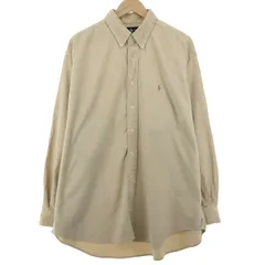 古着 ラルフローレン Ralph Lauren BLAIRE 長袖 ボタンダウン コーデュロイシャツ メンズXL/eaa397725