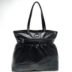 フェイラー トートバッグ ハンドバッグ ショルダー 巾着 シュニール織 アネモネ 花柄 ロゴ ブラック 黒 合成皮革 ナイロン FEILER