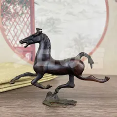 鋳銅　馬　置物 hinokiyashop_43-52