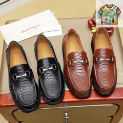 Ferragamo フェラガモ メンズ ビジネス シューズ34-MN88