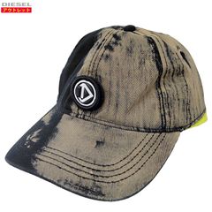 新品・アウトレット！ DIESEL ディーゼル キャップ A02576 0EBBQ 900 重ね着風 TRET CAPPELLO ベースボールキャップ ロゴキャップ 帽子 送料無料