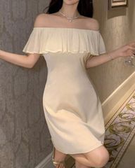 ［清楚な雰囲気に］オフショルワンピース キャバドレス 夜職 ラウンジ クラブ 高見え 着やせ 結婚式お呼ばれ  タイト 胸元 セクシー  ロング ワンピース タイト デート ナイトドレス ディナー 同伴 アフター 入学式 卒業式 韓国 royalparty