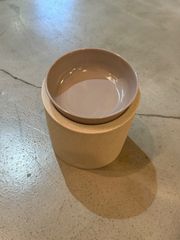 ペットフィーダー  ストーンサンドホワイト　ペット食器