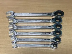 TS-99167ラチェットレンチ◇コンビネーションレンチ8、10、12、13、14、17ｍｍ◇6点セット 　　72歯