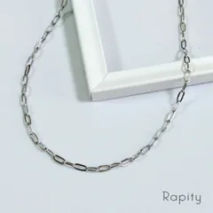 金属アレルギー対応★サージカルステンレス クリップチェーン ネックレス