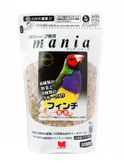 黒瀬ペットフード　ｍａｎｉａ（マニア）　フィンチ　１Ｌ（約７００ｇ）(鳥 フード、餌 、フード 、えさ 、とり 、エサ ）のサムネイル