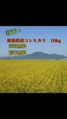 新米！！新潟県産コシヒカリ玄米10キロ