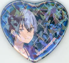 【中古】バッジ・ビンズ 青柳冬弥 キラキラビッグハート型缶バッジVol.2(EX) 「劇場版プロジェクトセカイ 壊れたセカイと歌えないミク」