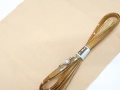 【一輝堂】リサイクル着物 和装小物 帯締め 帯揚げ セット 帯締 帯揚 佐賀錦 平組 帯留め付き 25w08-10318