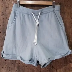 GU ジーユー　スウェット ショートパンツ　ロールアップ　ゴム・ひもウエスト　レディースM　221-333926