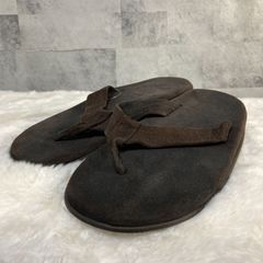 ハワイ製 ISLAND SLIPPER アイランド スリッパ スエードレザー サンダル ダークブラウン 9