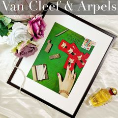 1980's ヴィンテージポスター(Van Cleef&Arpels) 1980's ヴィンテージポスター(Van Cleef&Arpels) - メルカリ