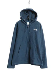 【お得なクーポン配布中!】 ノースフェイス セーター フリース フード パーカー メンズ L 古着 The North Face ニット ハーフジップ プルオーバー 裏起毛 ワンポイント