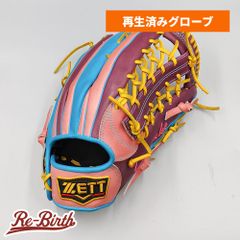 【クリーニング済み 】 ゼット 軟式グローブ / 外野手用 型付け済み (ZETT グラブ)[NI117]