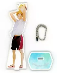 【中古】雑貨 宮侑 アクリルスタンドキーホルダー 「ハイキュー!! TO THE TOP×文房具カフェコラボ」