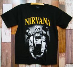新品【Nirvana】ニルヴァーナ ★バンドT★ロックT★フォトTシャツ★BWT