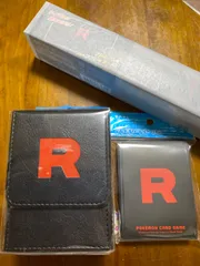 フリップデッキケース デッキシールド プロ ラバープレイマット ロケット団 新品未開封品 3点セット