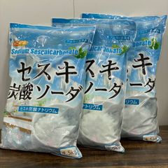 NICHIGA(ニチガ) セスキ炭酸ソーダ 4.5kg×3袋 天然鉱物由来 天然の洗浄剤