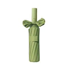 [NEXSTAGES] 折りたたみ傘 日傘 晴雨兼用 UVカット ワンタッチ 自動開閉 12本骨 完全遮光 耐風 撥水 大きい UPF50+ ポーチ ポケット ワンタッチ 持ち運び 持ち手あり 山登り ユニセックス折傘 楽 両用 旅行用 リュック [グリーン]