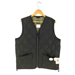 タイオン TAION ミリタリー Vネックジップ ダウンベスト メンズ import：XL 