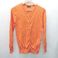◇ ⊇ JOURNAL STANDARD L'ESSAGE 長袖 ニットカーディガン サイズ表記なし オレンジ レディース E  【1409100020885】