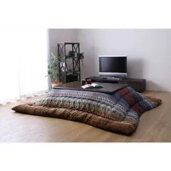 【 新品 未開封 】 イケヒコ こたつ掛け布団 ラディ (マルチカラー) 205×245cm [対応天板サイズ：約80×120cm /長方形] 未使用 送料無料のサムネイル