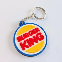 再入荷！送料無料！ ★ラバーキーホルダー★ 【BURGER KING（バーガーキング）】 〚アメリカン雑貨 アメトイ〛のサムネイル
