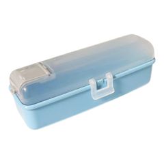 新品 おやつケース お菓子ケース 赤ちゃん ベビー キッズ スナックケース 携帯 持ち運び ブルー