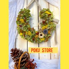 母の日❤︎プレゼント ドライフラワー❤︎縦長ガーランド 縦長