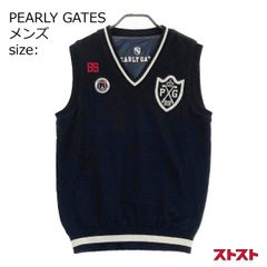 PEARLY GATES リバーシブル ベスト ネイビー 89 - メルカリ