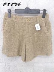 ◇ any SiS エニィ スィス 総柄 ショート パンツ サイズ1 ブラウン系 レディース 【中古】 【1002800726943】