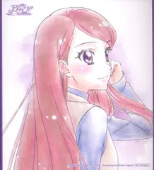 アイカツ!10th STORY 未来へのSTARWAY 来場者特典 やぐちひろこ イラストカード(紫吹蘭) 3週目