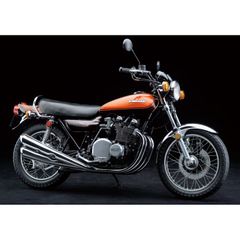 絵画風 壁紙ポスター (はがせるシール式) カワサキ 900-RS Z1 1972年 ゼットワン 名車 バイク キャラクロ KKZ1-005A1 (A1版 830mm×585mm) ＜日本製＞ ウォールステッカー お風呂ポスター
