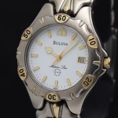 美品☆ブローバ BULOVA☆ 18k クラウン 刻印 SR315-062M - メルカリ