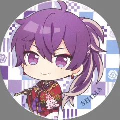 【中古】バッジ・ピンズ 志麻(SD/背景：四角) 缶バッジ 「浦島坂田船 Spring Tour 2021花(HANA)～桜花再凛～」 缶バッジくじ景品