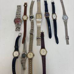 時計まとめ売り＊11本セイコー シチズン スウォッチその他 稼働