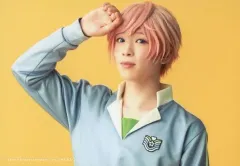 【中古】生写真(男性) 野口準(向坂椋)/横型・バストアップ・稽古着衣装・背景オレンジ・キャラクターショット/「MANKAI STAGE 『A3! 』～AUTUMN 2020～」ソロブロマイド 