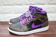 新品 NIKE ナイキ AIR JORDAN 1 MID エアジョーダン1 ミッド　ブラウン　パープル　 DQ8426-060