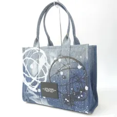 MARC JACOBS × FUTURA Denim Large Tote Bag マークジェイコブス フューチュラ デニム ラージ トートバッグ ※中古